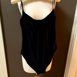 Little black bathing suit.